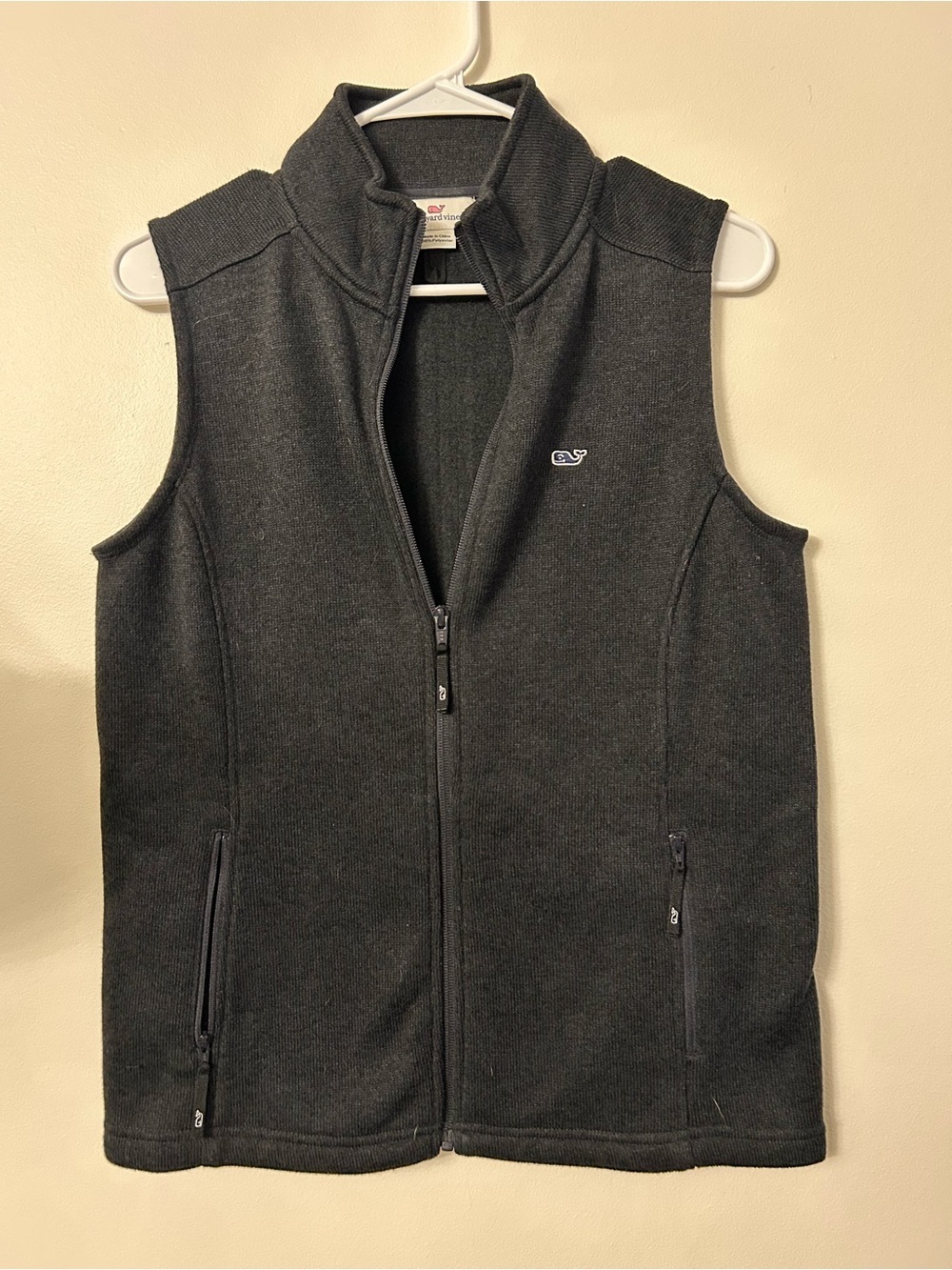 Vineyard Vines Women’s Black Fleece Vest